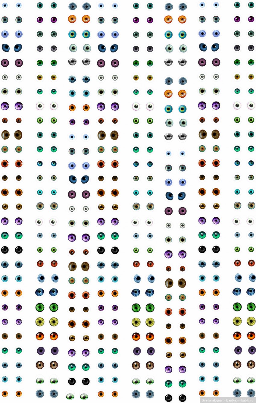 Бабольки Алёша и Русик + выкройка и глазки