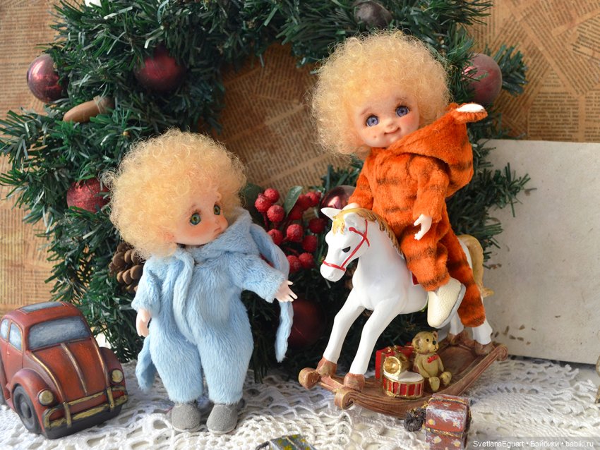 Бабольки Алёша и Русик + выкройка и глазки (фото 4)