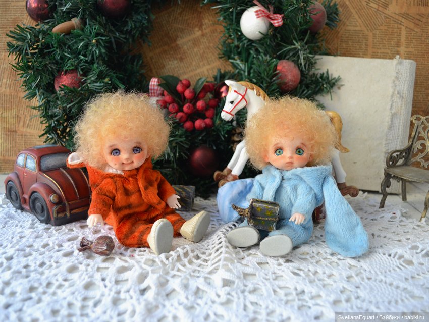 Бабольки Алёша и Русик + выкройка и глазки (фото 3)