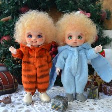 Бабольки Алёша и Русик + выкройка и глазки