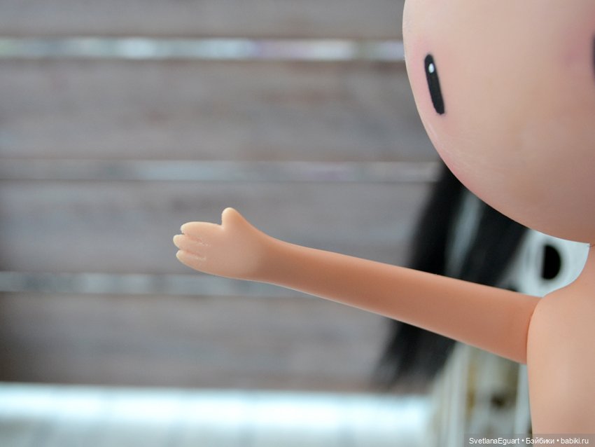 Из Незабудки в Джинни — Реставрация и преображение кукол: ремонт (фото 10)