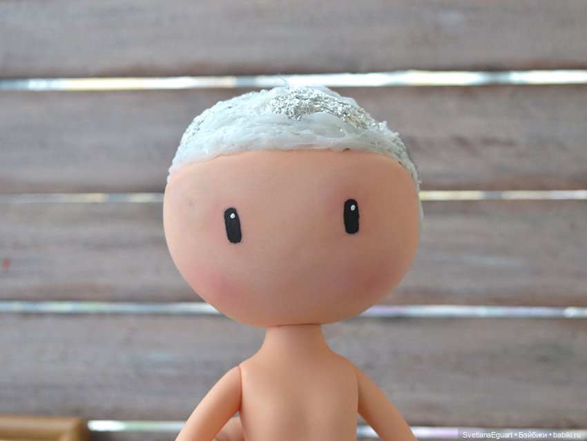 Из Незабудки в Джинни — Реставрация и преображение кукол: ремонт (фото 8)