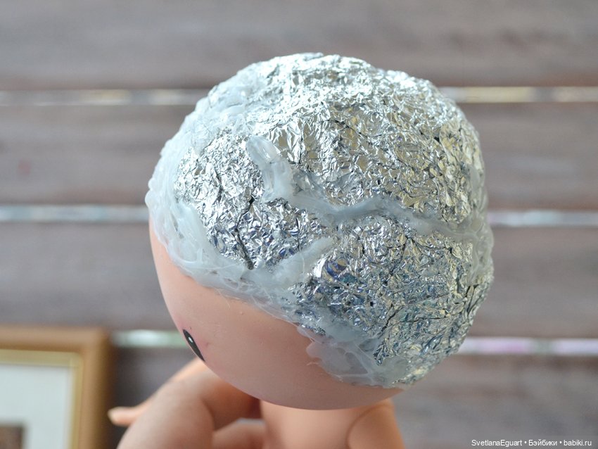 Из Незабудки в Джинни — Реставрация и преображение кукол: ремонт (фото 7)