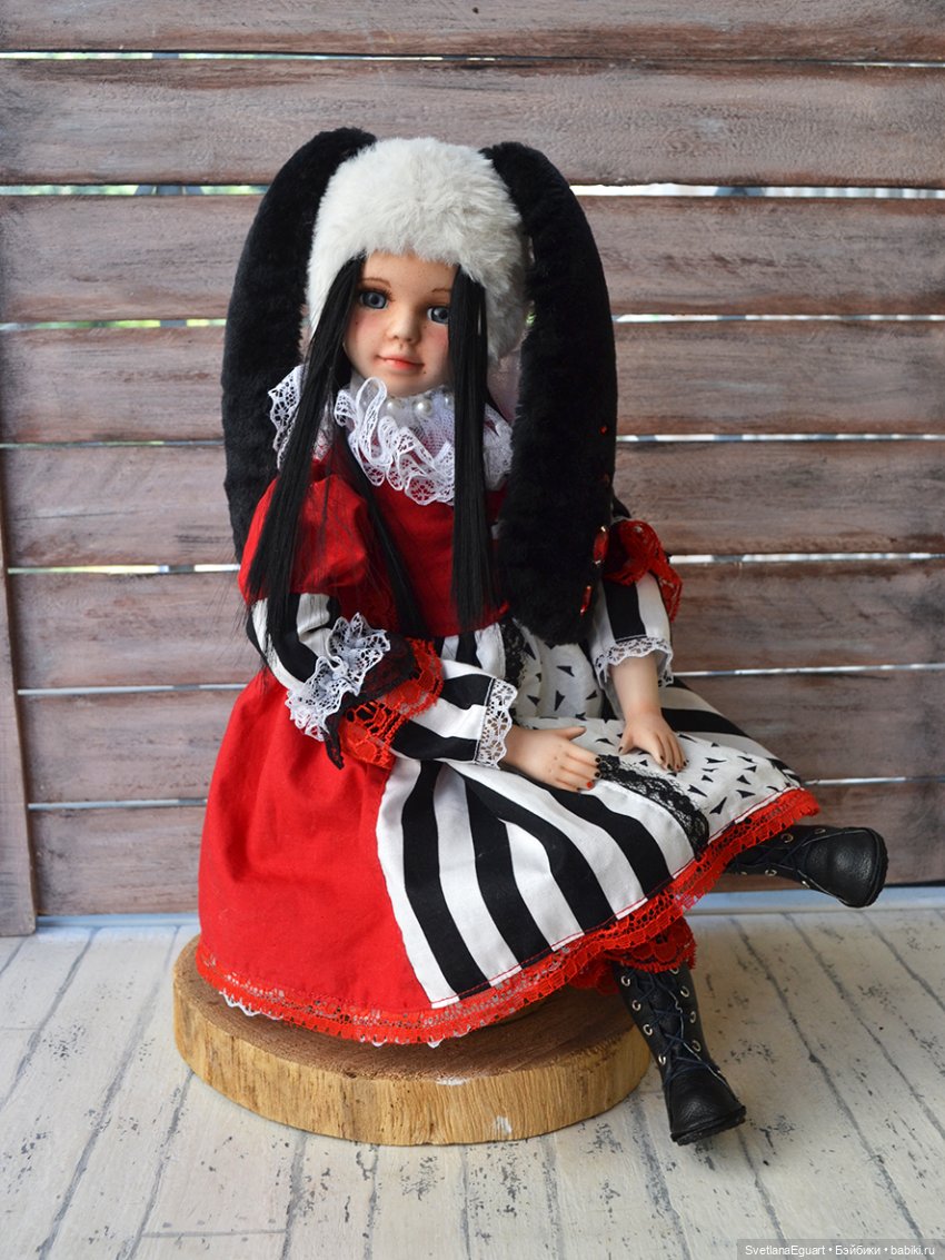 Зайка Селена — Реставрация и преображение кукол: ремонт (фото 3)