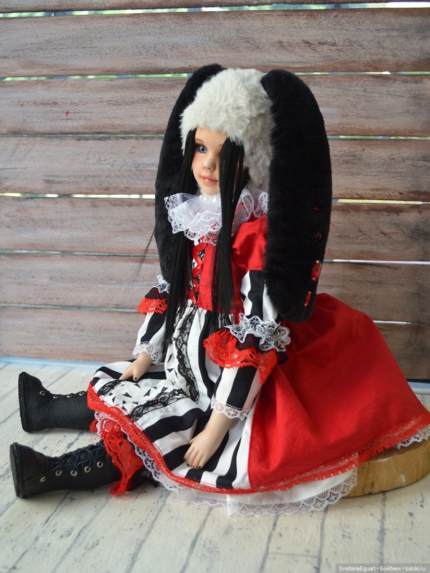 Зайка Селена — Реставрация и преображение кукол: ремонт