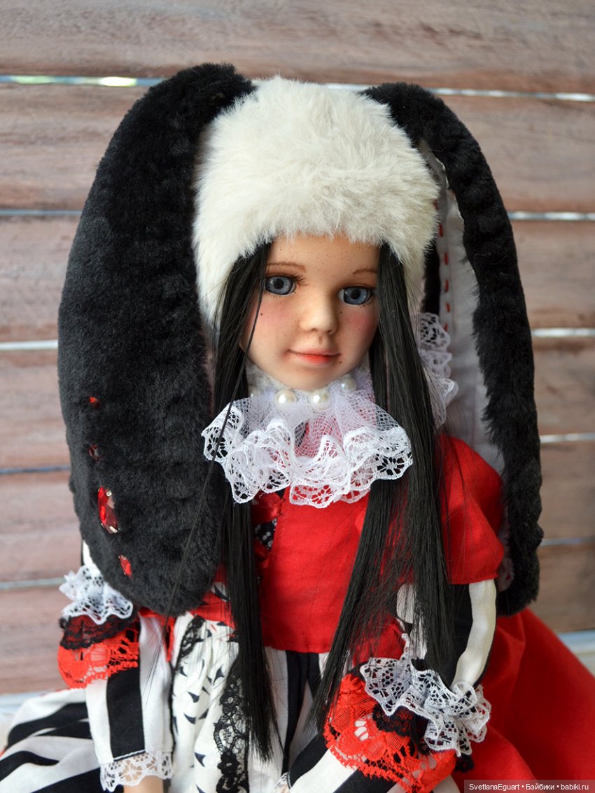 Зайка Селена — Реставрация и преображение кукол: ремонт (фото 5)