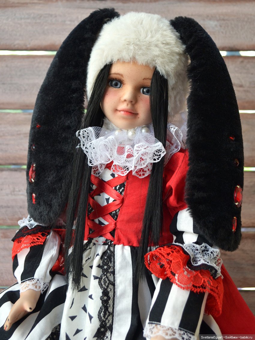 Зайка Селена — Реставрация и преображение кукол: ремонт (фото 4)