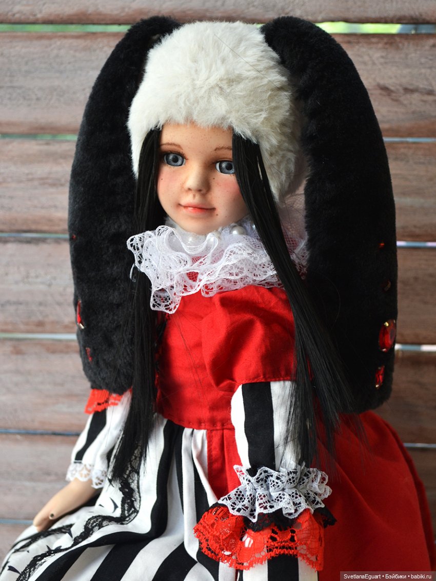 Зайка Селена — Реставрация и преображение кукол: ремонт (фото 6)