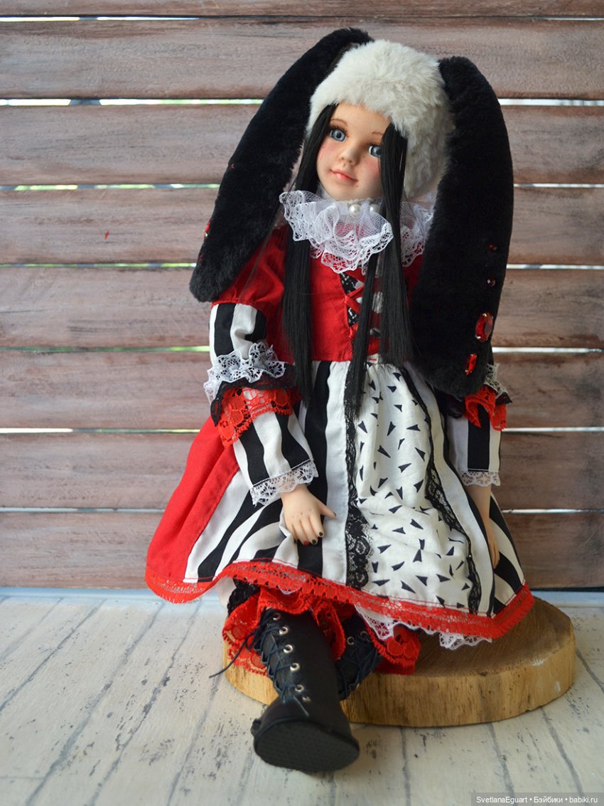 Зайка Селена — Реставрация и преображение кукол: ремонт