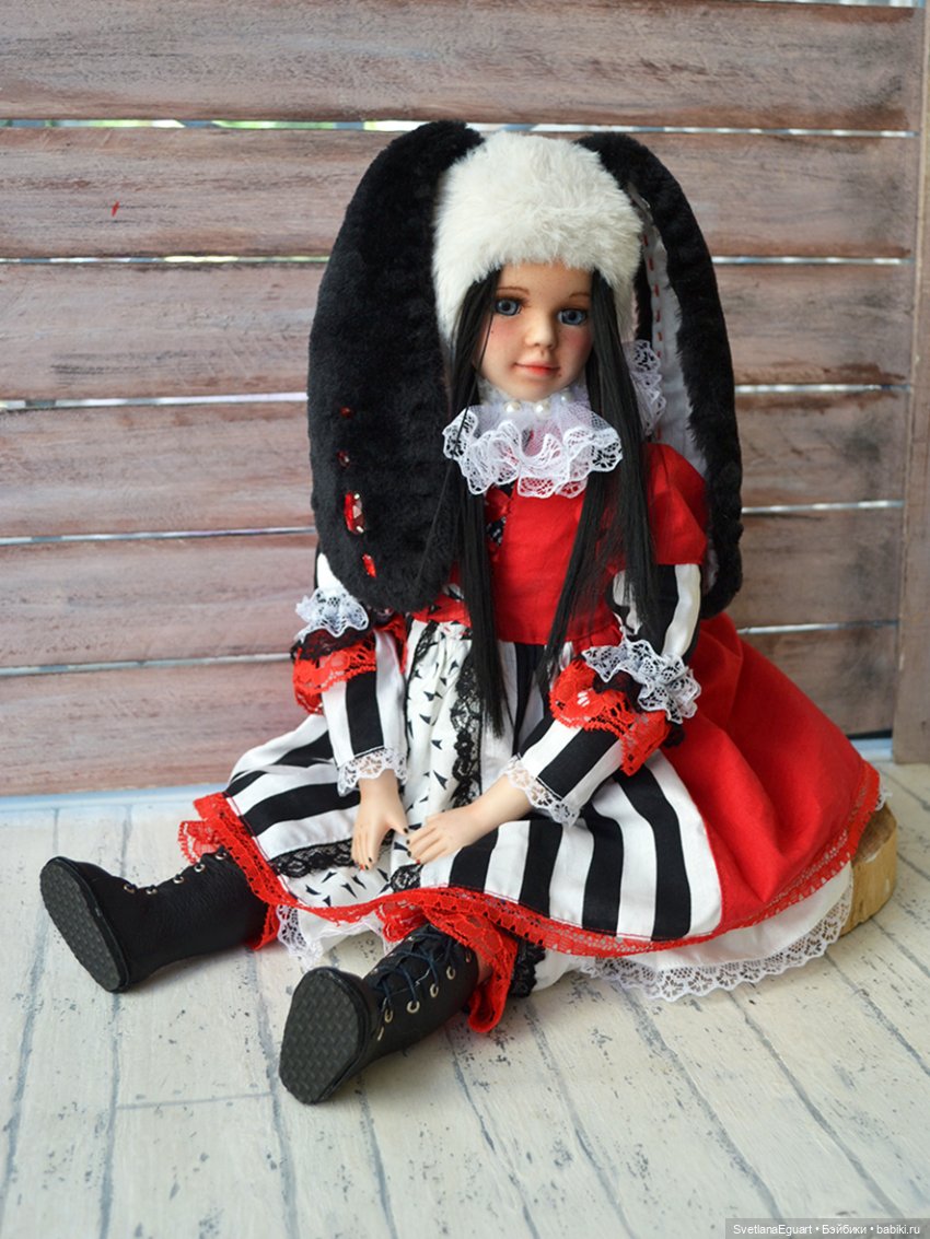 Зайка Селена — Реставрация и преображение кукол: ремонт