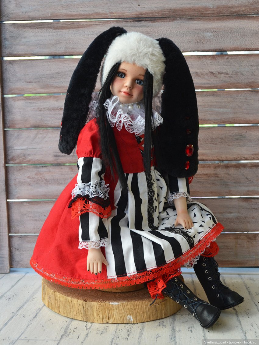 Зайка Селена — Реставрация и преображение кукол: ремонт