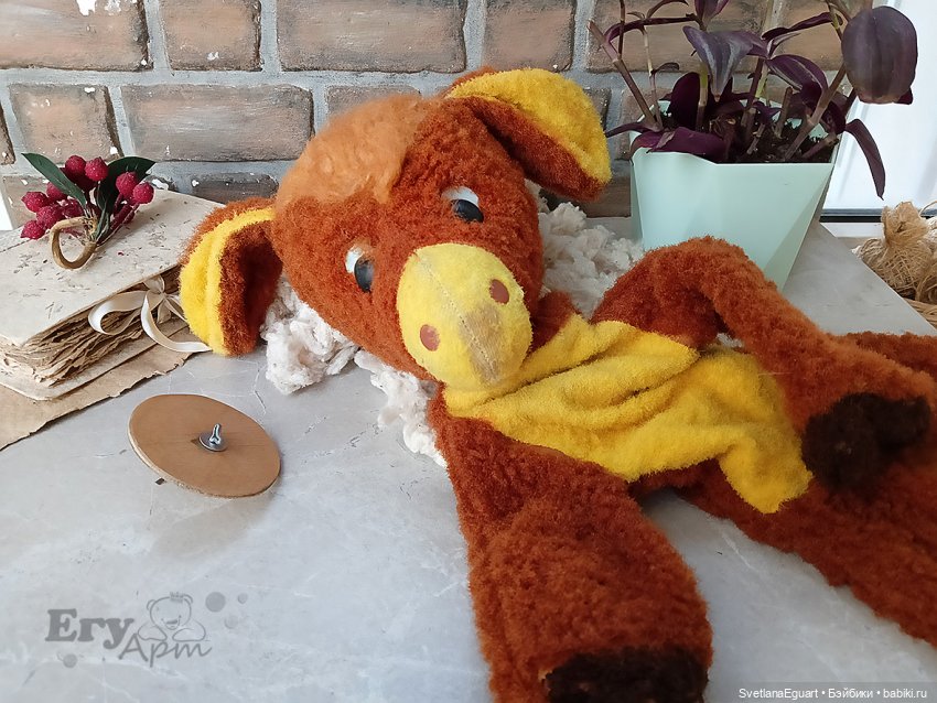 Реставрация ослика — Реставрация и преображение кукол: ремонт