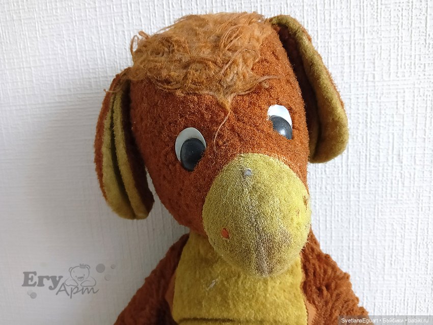 Реставрация ослика — Реставрация и преображение кукол: ремонт (фото 5)