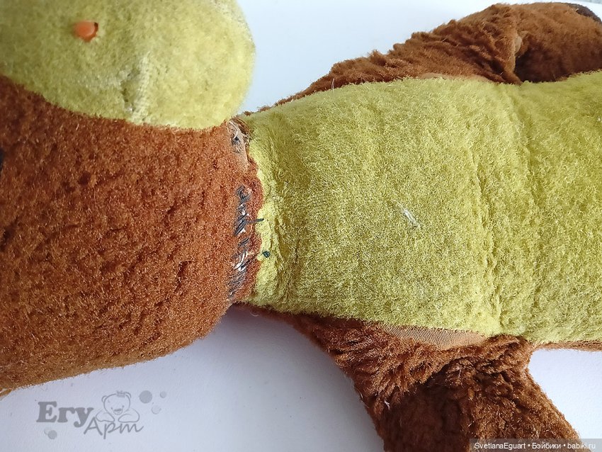 Реставрация ослика — Реставрация и преображение кукол: ремонт (фото 4)