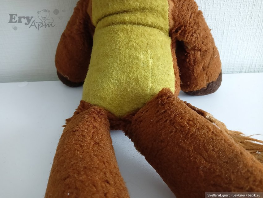 Реставрация ослика — Реставрация и преображение кукол: ремонт (фото 6)