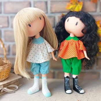 Куколки в стиле Горджусс: мои разноцветные конфетки