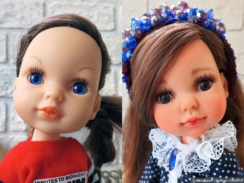 Первая переделка бюджетной куклы