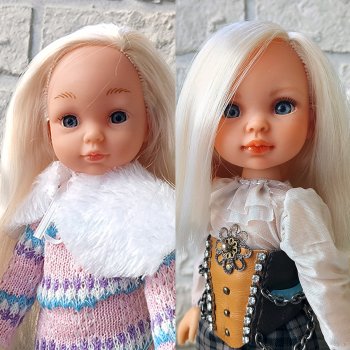 Вторая переделка бюджетной куклы