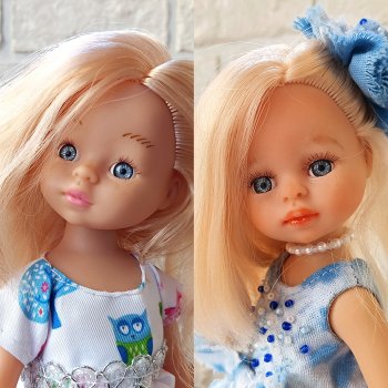 Третья переделка бюджетной куклы