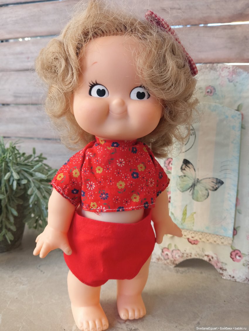 Винтажная кукла Campbells Soup