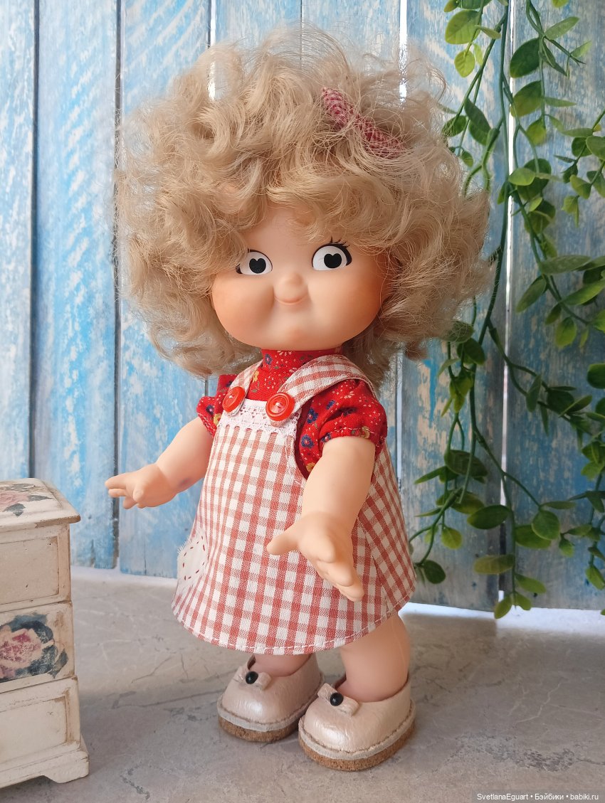 Винтажная кукла Campbells Soup
