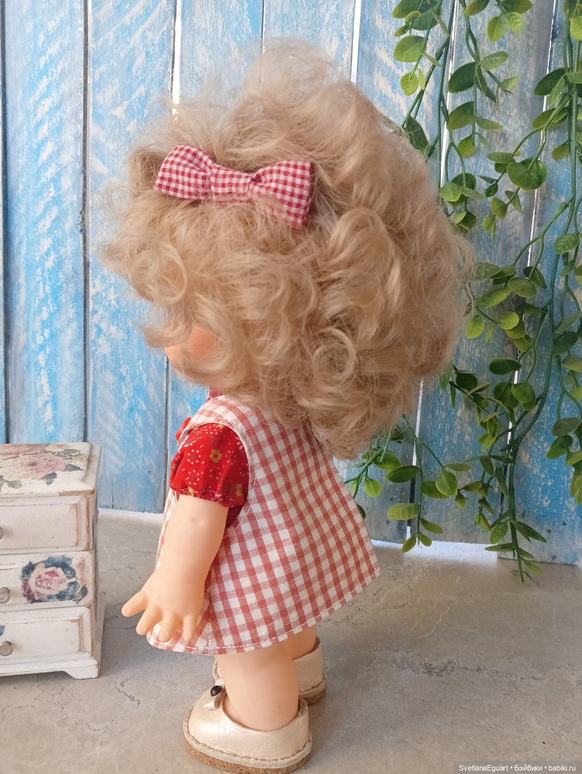 Винтажная кукла Campbells Soup