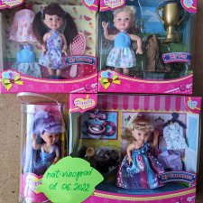4 набора с мини-куколками Paula