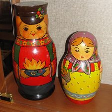 Выставка "Русская красавица". Матрешки