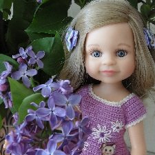 Сиреневая фотосессия