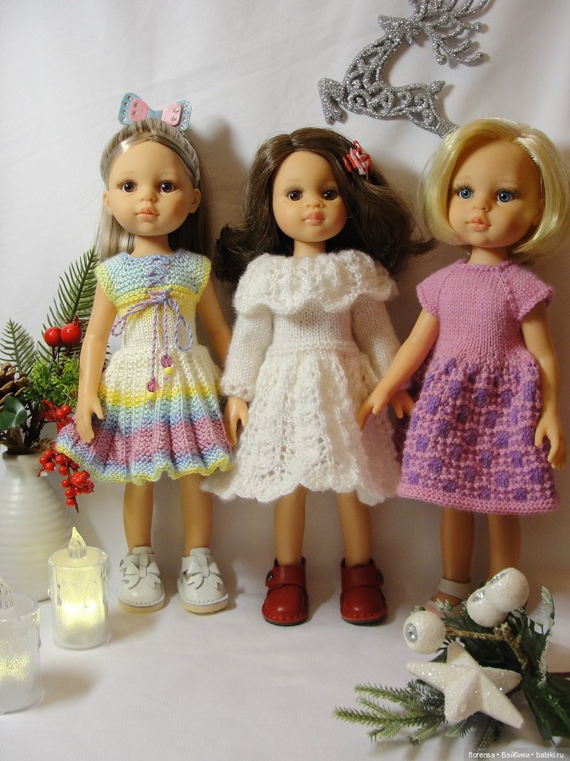 Вязание к Новому году | Бэйбики Вязание к Новому году — Одежда и обувь для кукол своими руками: фото (фото 8)