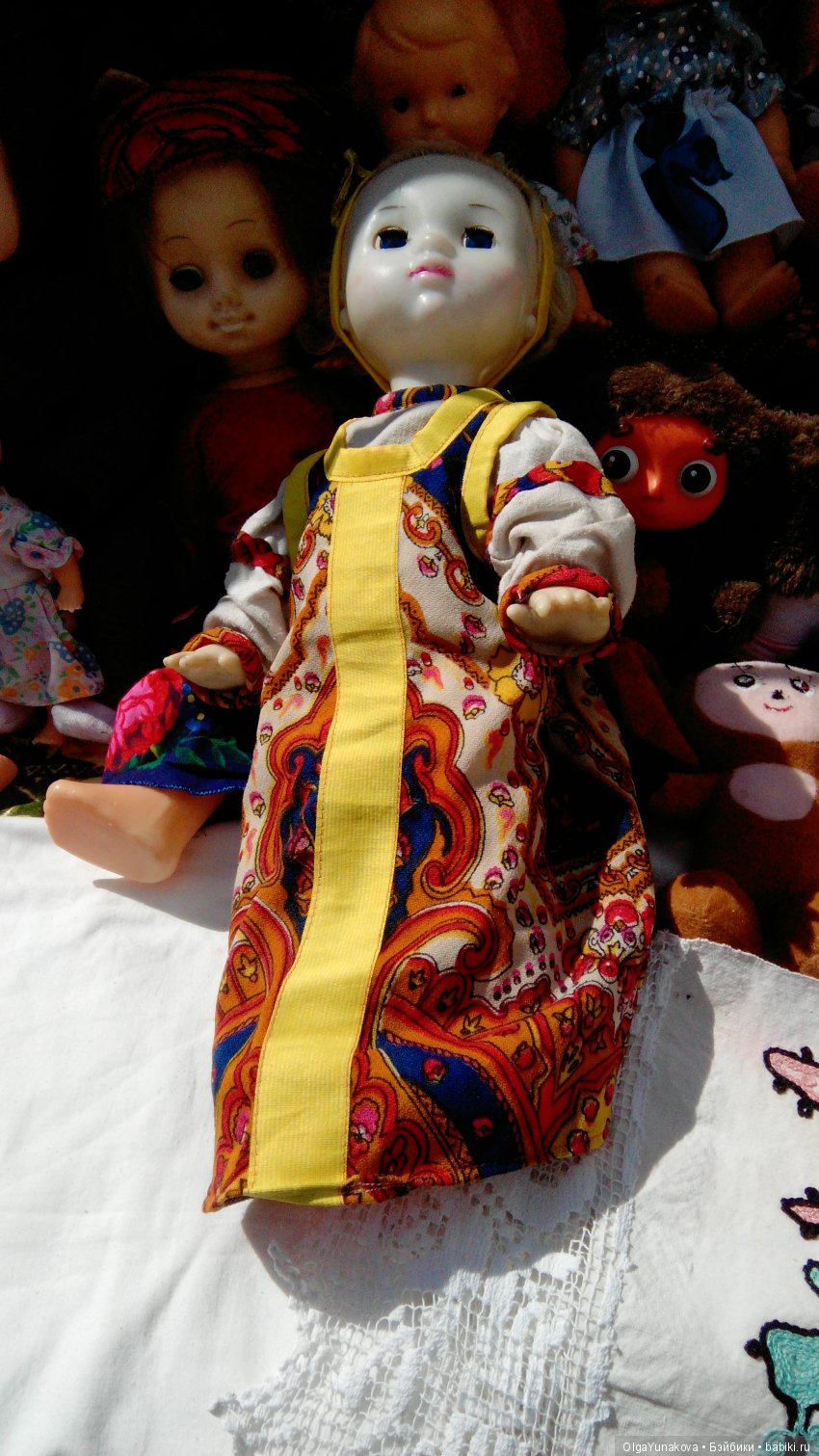 кукла белое лицо