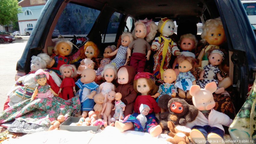 куклы на блошке