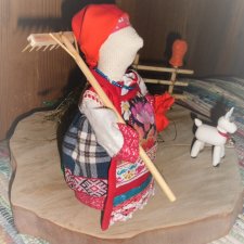 Композиция с куклой "Будем с молоком!" или Можно похвалиться учениками?