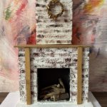 Камин для кукол формата 1/6 и меньше