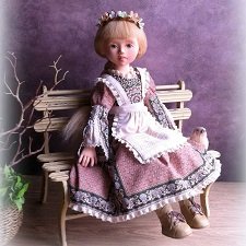 Текстильная кукла Олеся