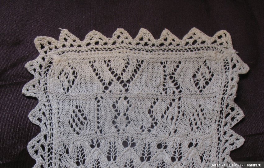 Вот такая кружевная лента! Образец рукоделия 19-го века