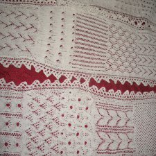 Вот такая кружевная лента! Образец рукоделия 19-го века