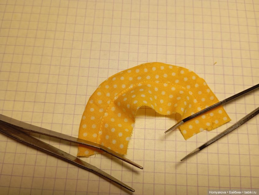 МК панамка для крох — Одежда и обувь для кукол своими руками: фото (фото 6)