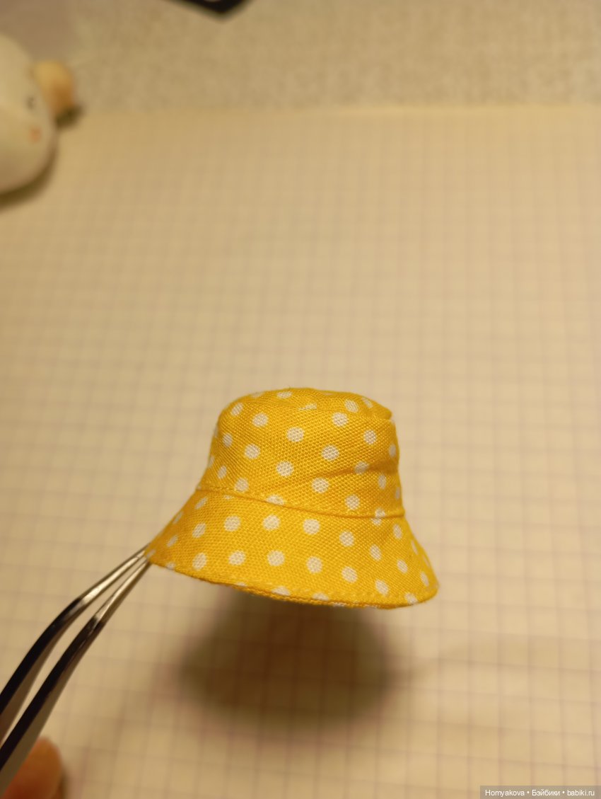 МК панамка для крох — Одежда и обувь для кукол своими руками: фото