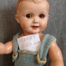 Кукла Германия,рельефный флиртующий малыш