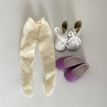 Лот из фирменной обуви и колготок для кукол (Paola Reina)