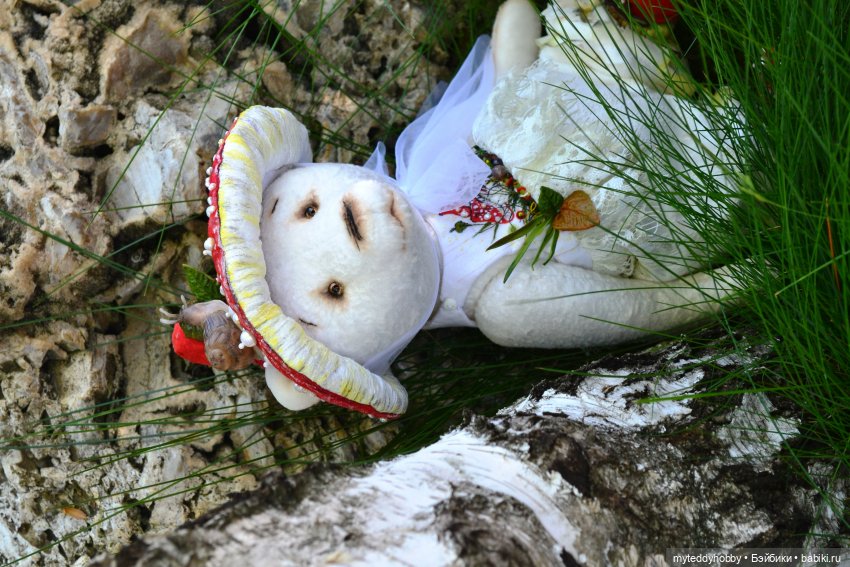 Тедди мишка Мухоморчик — Авторские мишки Тедди и друзья: фото