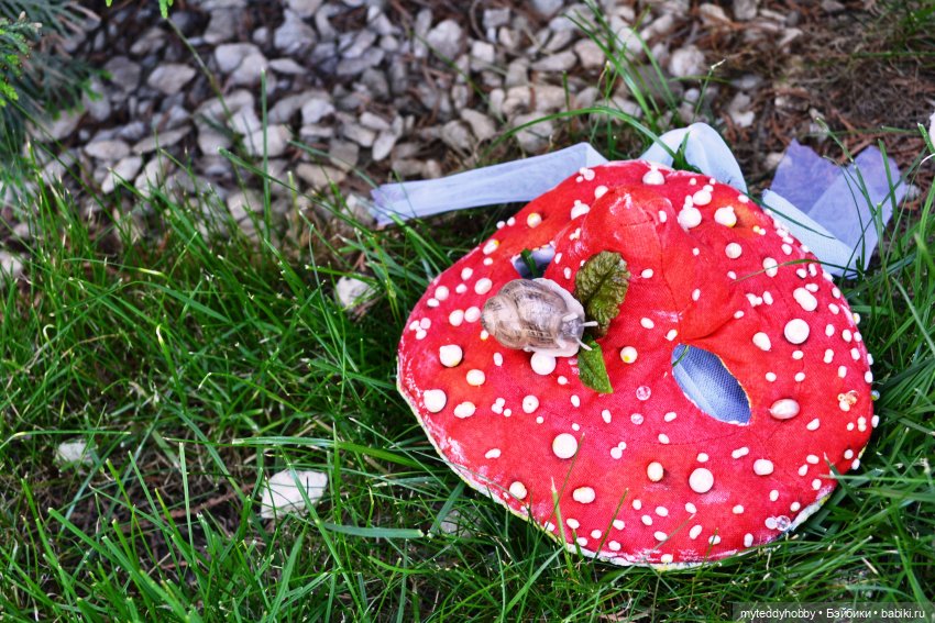 Тедди мишка Мухоморчик — Авторские мишки Тедди и друзья: фото