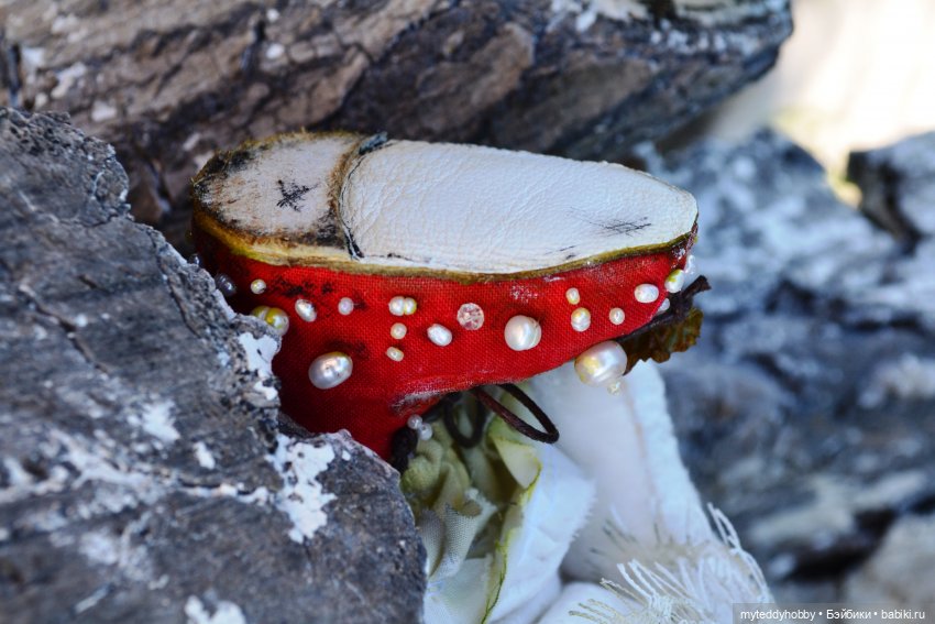 Тедди мишка Мухоморчик — Авторские мишки Тедди и друзья: фото (фото 4)