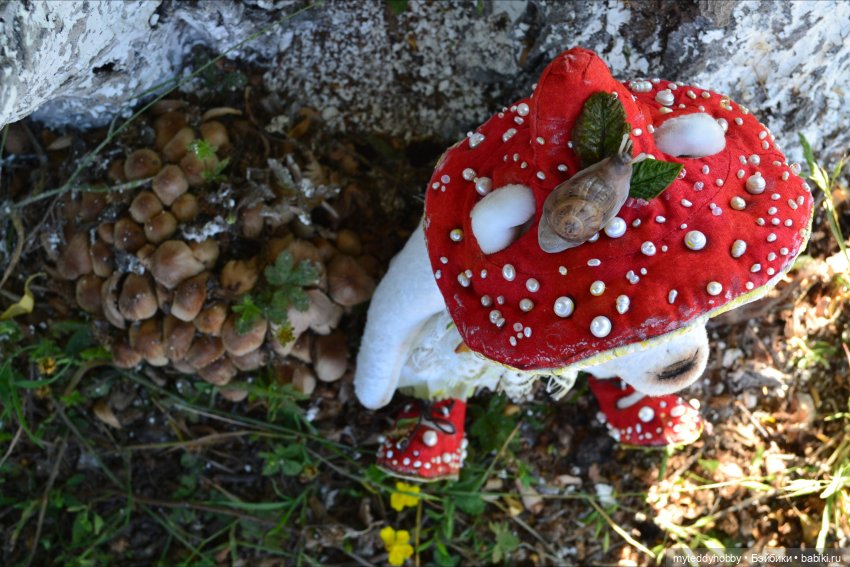 Тедди мишка Мухоморчик — Авторские мишки Тедди и друзья: фото