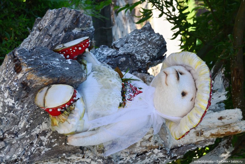 Тедди мишка Мухоморчик — Авторские мишки Тедди и друзья: фото (фото 9)