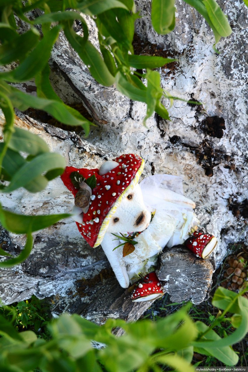 Тедди мишка Мухоморчик — Авторские мишки Тедди и друзья: фото (фото 8)
