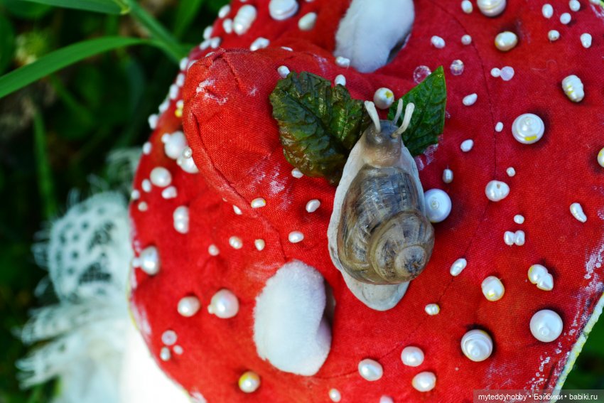 Тедди мишка Мухоморчик — Авторские мишки Тедди и друзья: фото (фото 2)