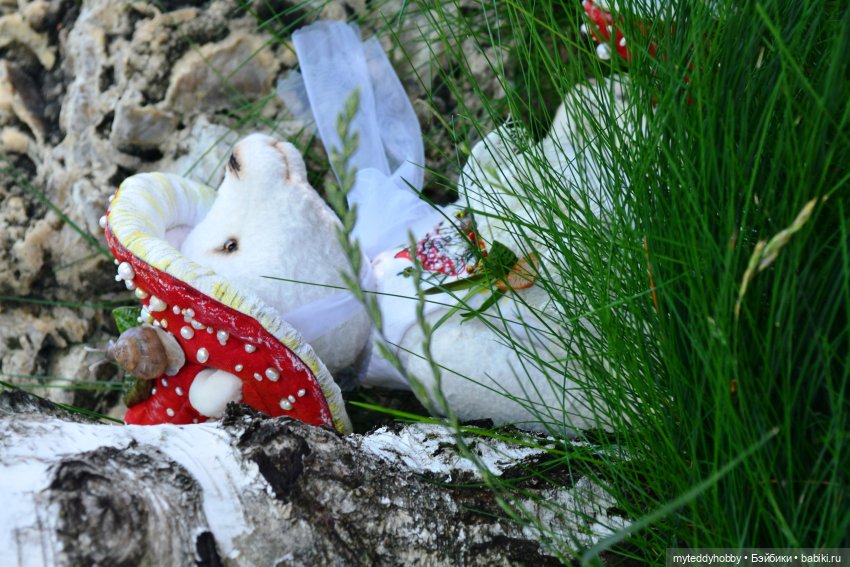 Тедди мишка Мухоморчик — Авторские мишки Тедди и друзья: фото