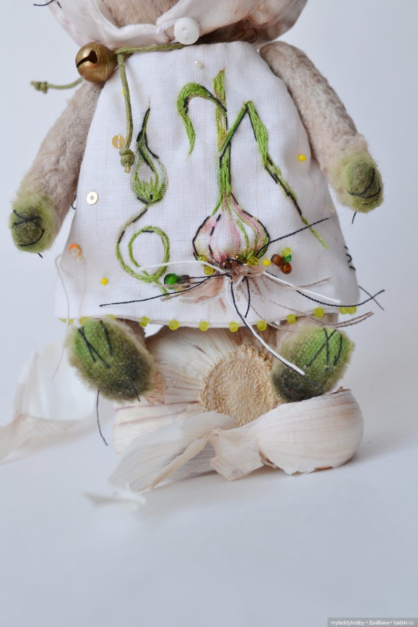 Мишка тедди Зубок Чесночка (фото 4)